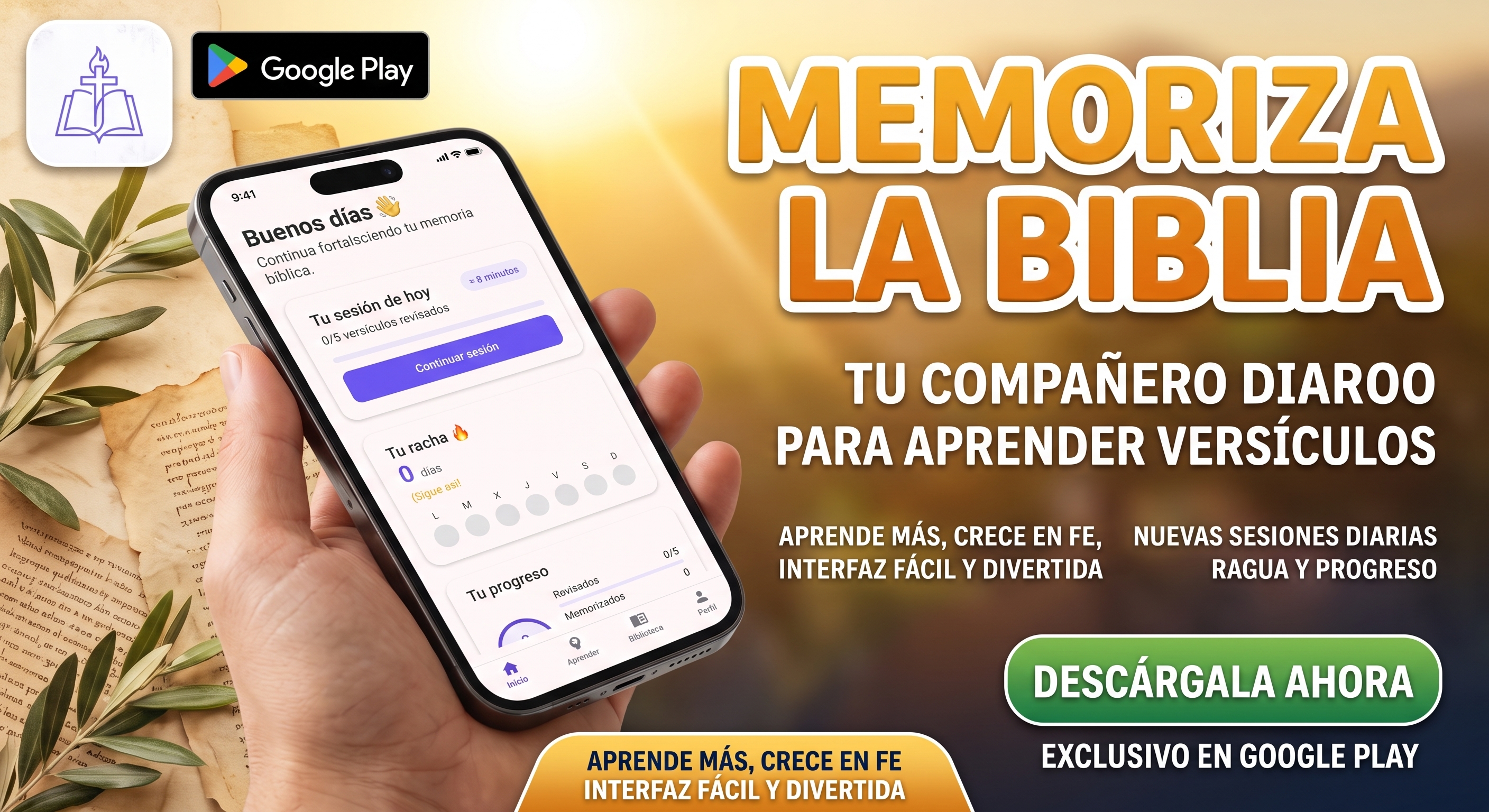 Banner de memoriza la biblia